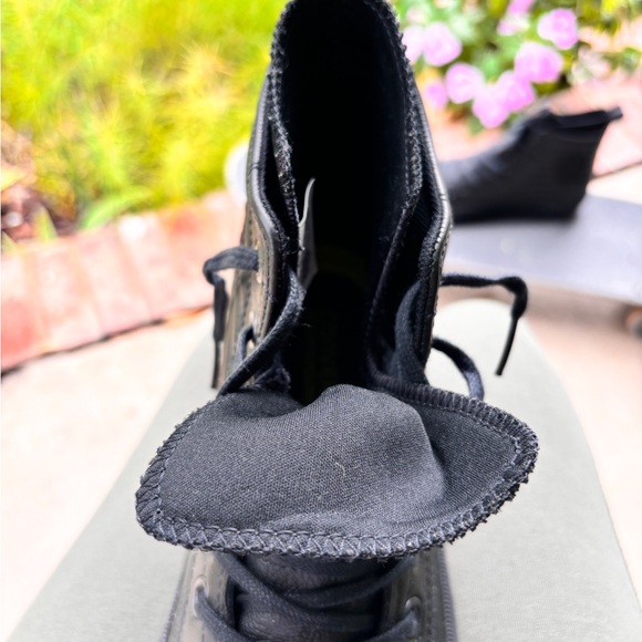 Waterproof Leather lunarlon Chuck Taylor converse All Star Sneakers black quilt - Picture 11 of 14